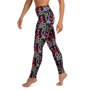 Life From Death High Rise Yoga Leggings with Inside Pocket - Martin K Designs