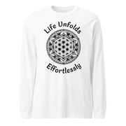 Life Unfolds Effortlessly Unisex Long Sleeve Tee - Martin K Designs