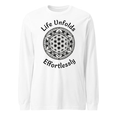 Life Unfolds Effortlessly Unisex Long Sleeve Tee - Martin K Designs