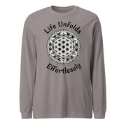 Life Unfolds Effortlessly Unisex Long Sleeve Tee - Martin K Designs