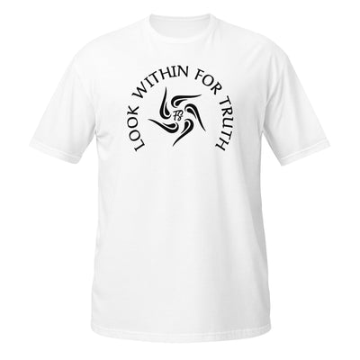 Look Within White Unisex T-Shirt - Flowstate Apparel