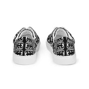 Mandala 1 Men’s lace - up canvas shoes - Martin K Designs