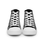 Mandala 1 Women’s high top canvas shoes - Martin K Designs