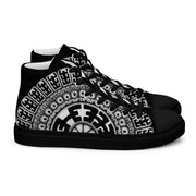Mandala 1 Women’s high top canvas shoes - Martin K Designs