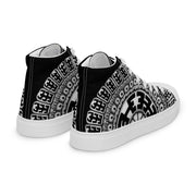 Mandala 1 Women’s high top canvas shoes - Martin K Designs