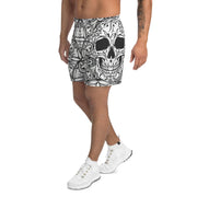 Mandala 15 Unisex Athletic Long Shorts - left side view