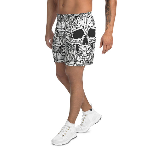 Mandala 15 Unisex Athletic Long Shorts - left side view