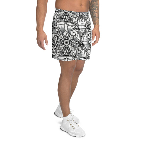 Mandala 15 Unisex Athletic Long Shorts - additional view
