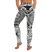 Mandala 1630 High Rise Yoga Leggings with Inside Pocket - Martin K Designs
