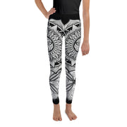 Mandala 1630 Mid Rise Youth Leggings - Martin K Designs