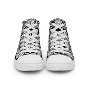 Mandala 2 Women’s high top canvas shoes - Martin K Designs