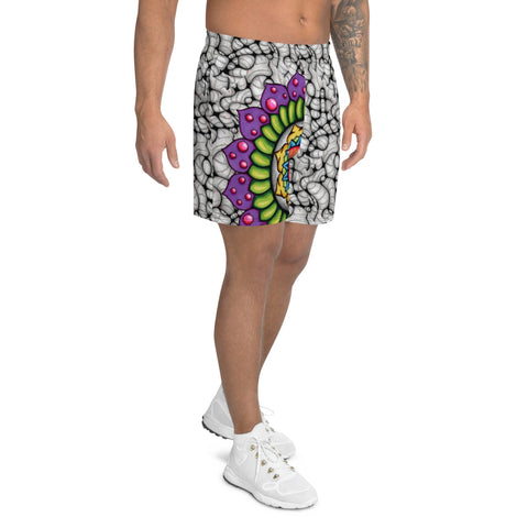 Mandala 20 Unisex Athletic Long Shorts - left side view