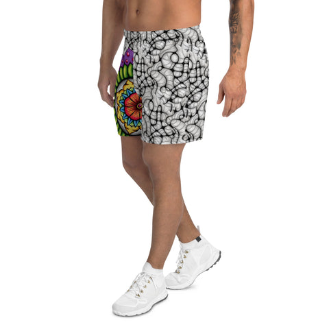 Mandala 20 Unisex Athletic Long Shorts - right side view