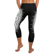 Mandala 30 Capri Mid Rise Leggings - Martin K Designs