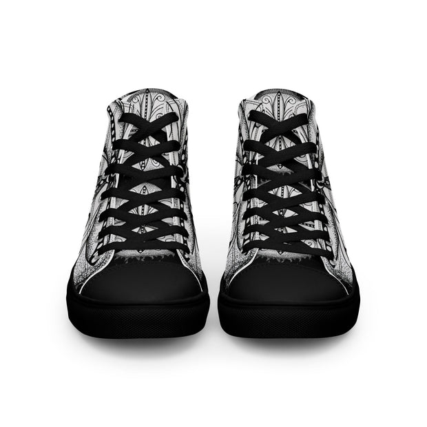 Mandala 30 Women’s high top canvas shoes - Martin K Designs