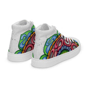 Mandala 36 Women’s high top canvas shoes - Martin K Designs