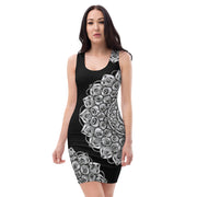 Mandala 9 Bodycon Dress - Martin K Designs