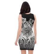 Mandala Burst Bodycon Dress - Martin K Designs