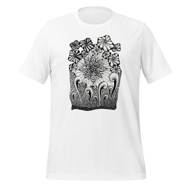 Mandala Burst Unisex Eco t-shirt - Martin K Designs