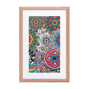 Mandala Collage 1 framed print with mat - Martin K Designs