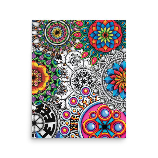 Mandala Collage 1 Print - Martin K Designs