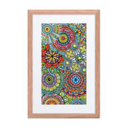 Mandala Collage 2 framed print with mat - Martin K Designs