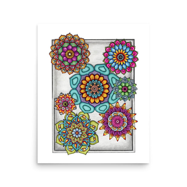 Mandala Collage 4 Print - Martin K Designs