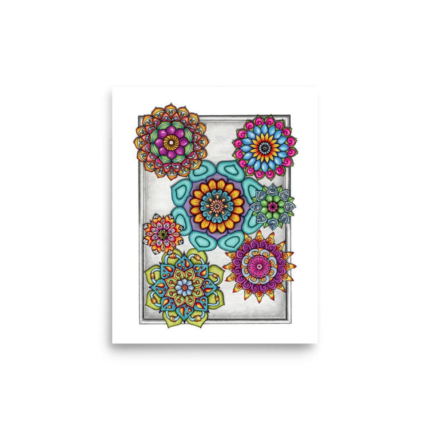 Mandala Collage 4 Print - Martin K Designs