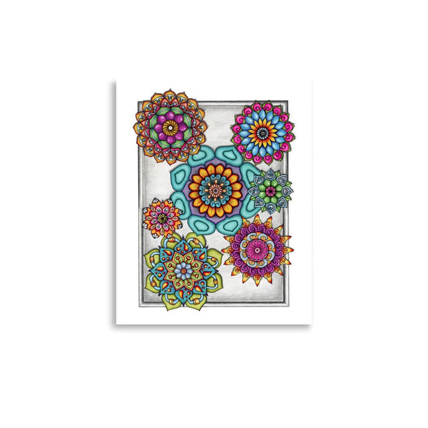 Mandala Collage 4 Print - Martin K Designs