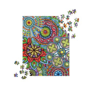 Mandala Collage 6 Jigsaw Puzzle - Flowstate Apparel