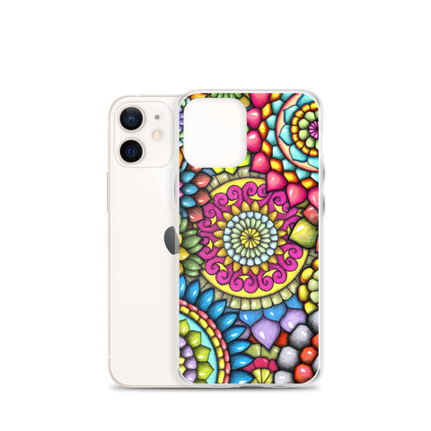 Mandala Collage 7 Clear Case for iPhone® - Martin K Designs