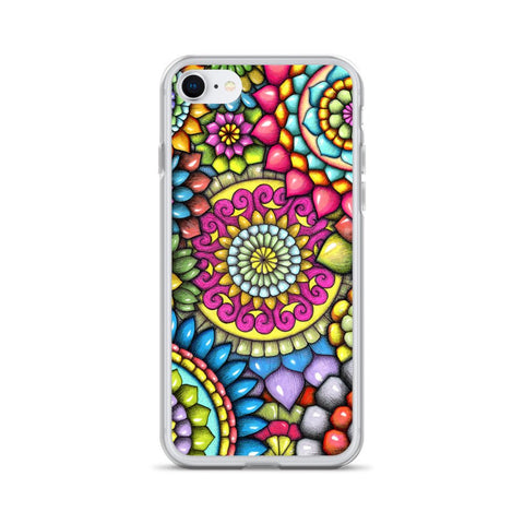 Mandala Collage 7 Clear Case for iPhone® - Martin K Designs