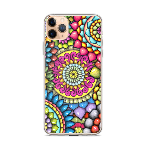 Mandala Collage 7 Clear Case for iPhone® - Martin K Designs