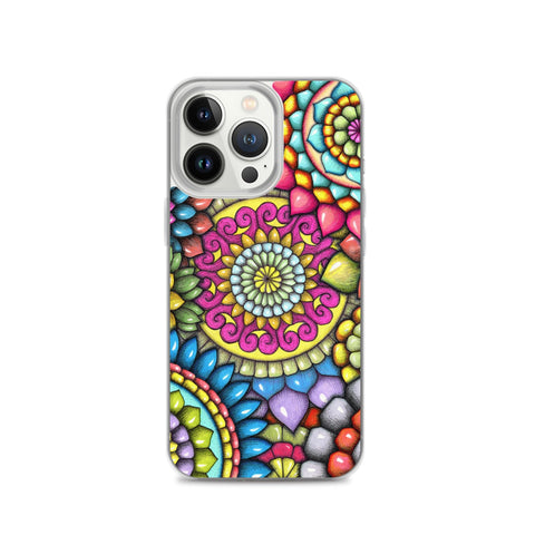 Mandala Collage 7 Clear Case for iPhone® - Martin K Designs
