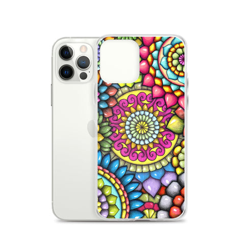 Mandala Collage 7 Clear Case for iPhone® - Martin K Designs