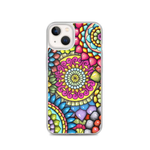 Mandala Collage 7 Clear Case for iPhone® - Martin K Designs