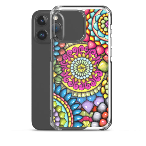 Mandala Collage 7 Clear Case for iPhone® - Martin K Designs