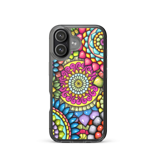 Mandala Collage 7 Clear Case for iPhone® - Flowstate Apparel
