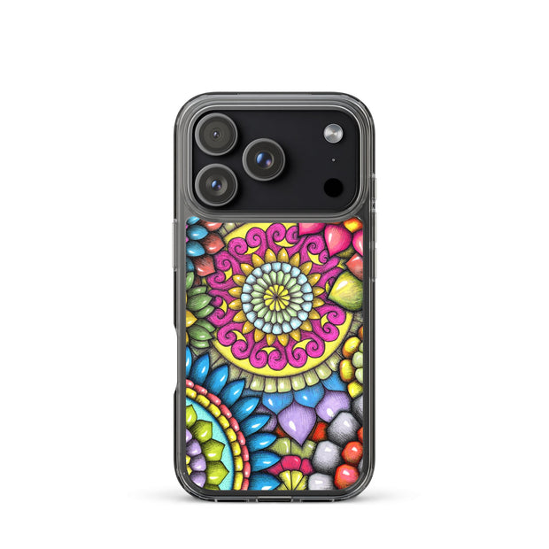 Mandala Collage 7 Clear Case for iPhone® - Flowstate Apparel