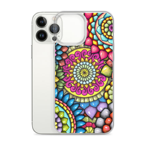 Mandala Collage 7 Clear Case for iPhone® - Martin K Designs