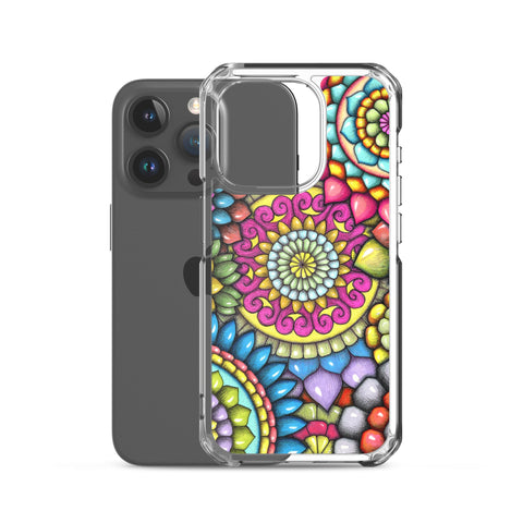 Mandala Collage 7 Clear Case for iPhone® - Martin K Designs