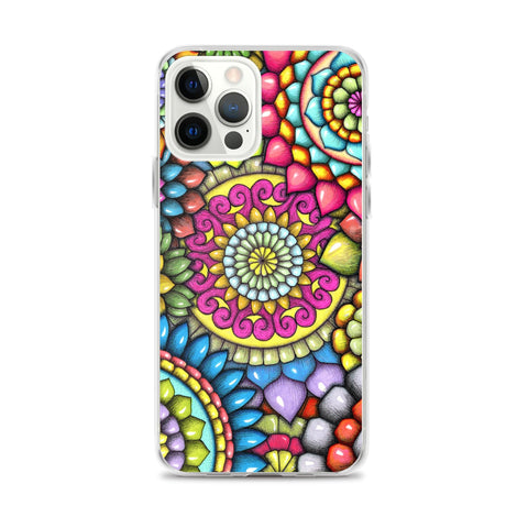 Mandala Collage 7 Clear Case for iPhone® - Martin K Designs