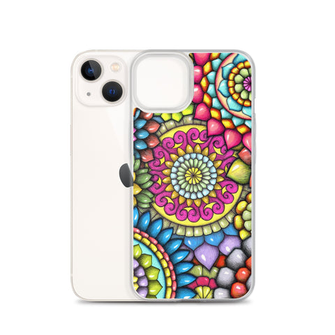 Mandala Collage 7 Clear Case for iPhone® - Martin K Designs