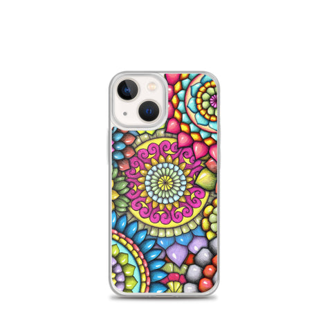 Mandala Collage 7 Clear Case for iPhone® - Martin K Designs