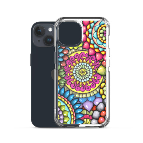 Mandala Collage 7 Clear Case for iPhone® - Martin K Designs