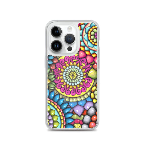Mandala Collage 7 Clear Case for iPhone® - Martin K Designs