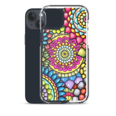 Mandala Collage 7 Clear Case for iPhone® - Martin K Designs