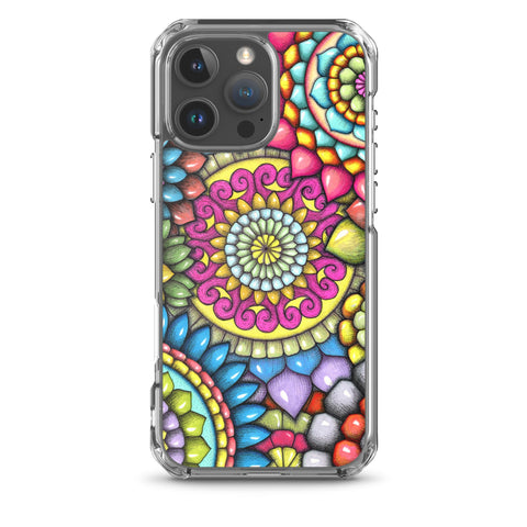 Mandala Collage 7 Clear Case for iPhone® - Martin K Designs