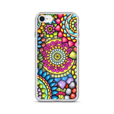 Mandala Collage 7 Clear Case for iPhone® - Martin K Designs