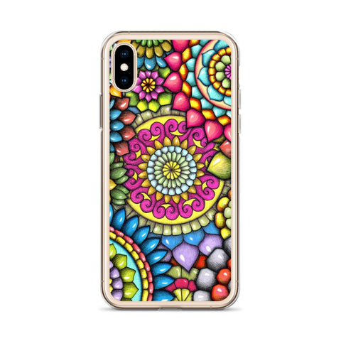 Mandala Collage 7 Clear Case for iPhone® - Martin K Designs